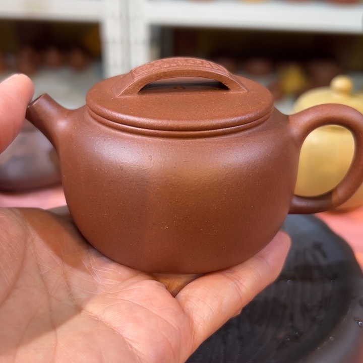 紫砂茶案瑕疵圆汉瓦180cc