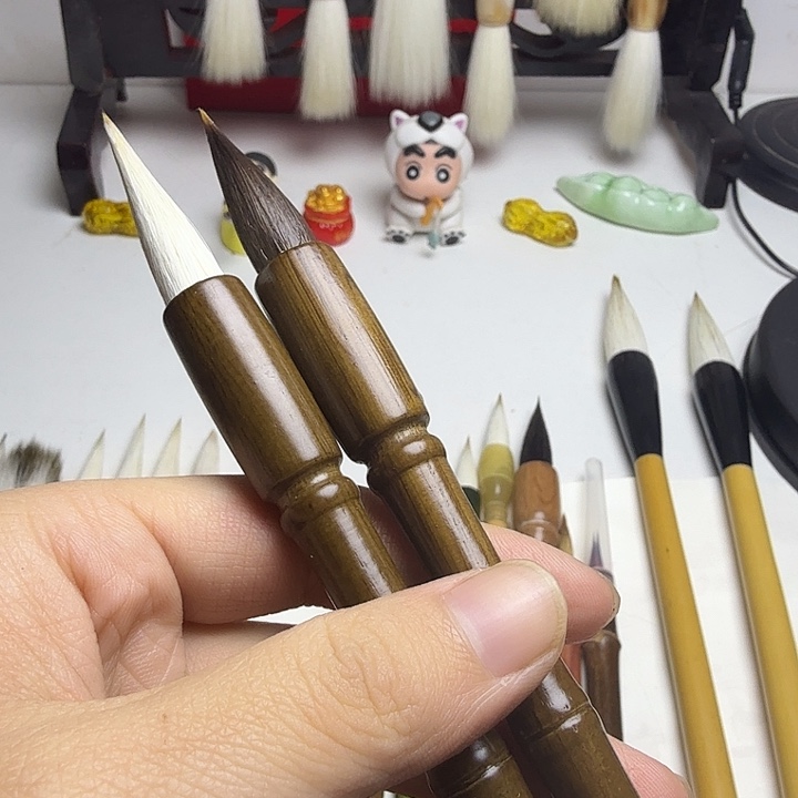 毛笔书法作品两支