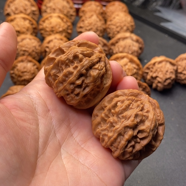 把件文玩核桃41尺无名小野核