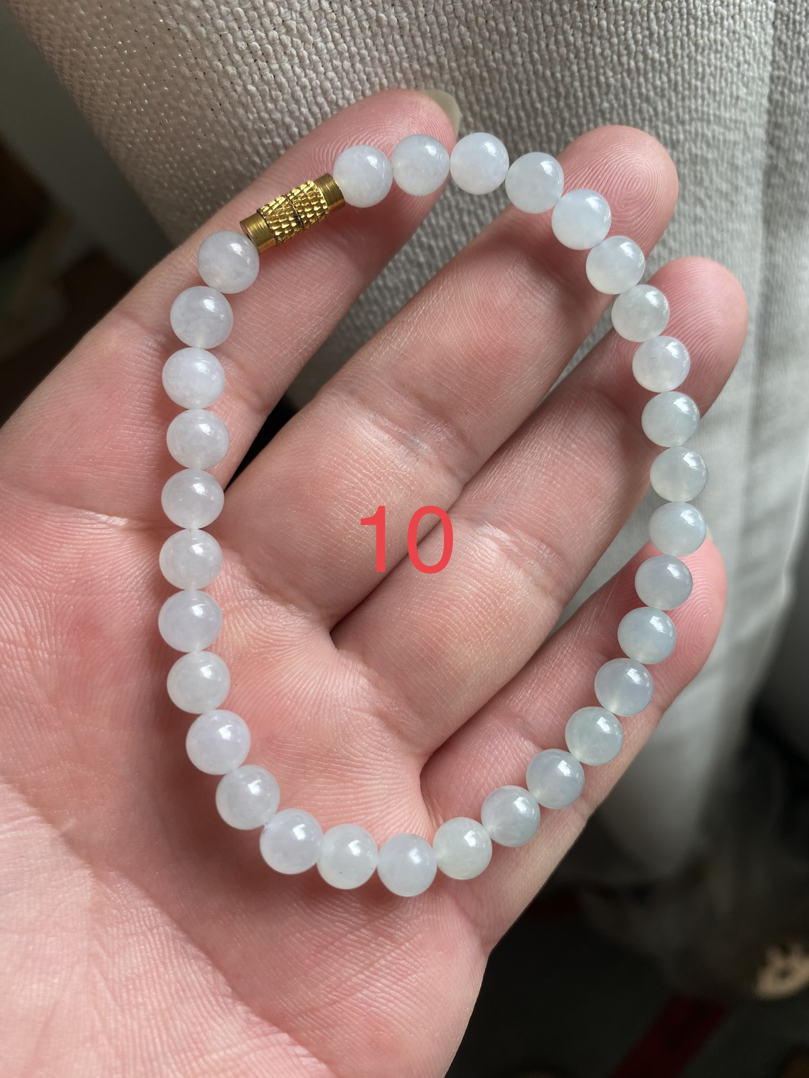 天然缅甸翡翠A货卡6.3珠珠女士时尚