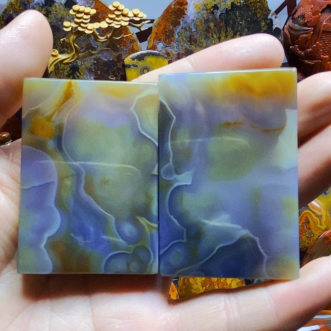 用***8玛瑙/玉髓未镶嵌吊坠(不含链)