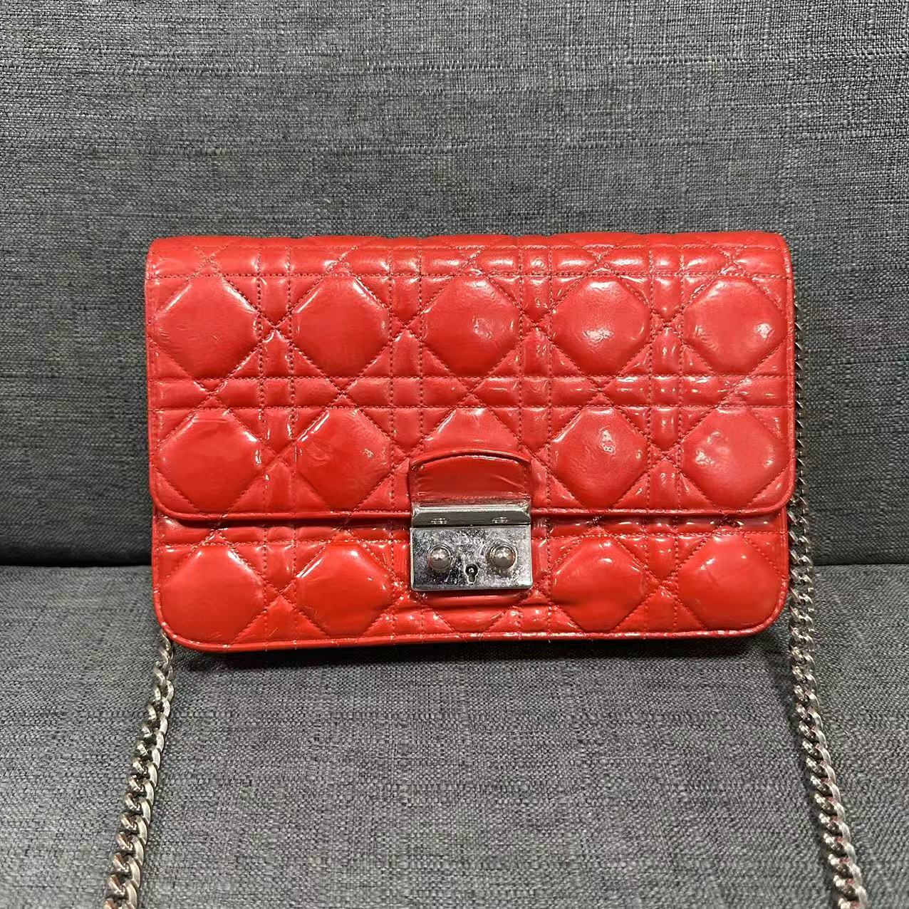 95新 DIOR/迪奥 乱乱子中古/女士/单肩包/91001