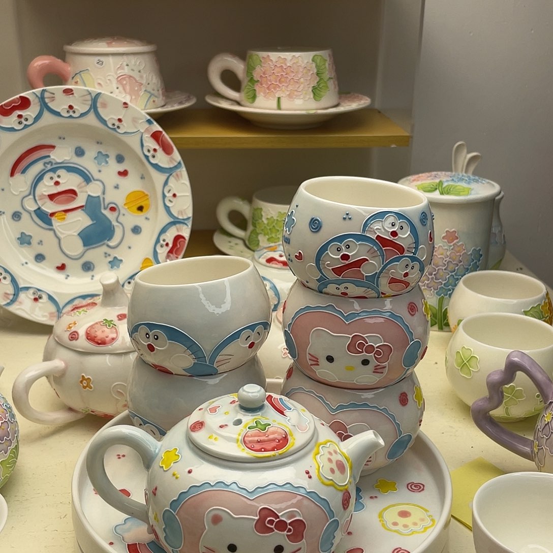 她***涡手绘手工制作陶瓷73