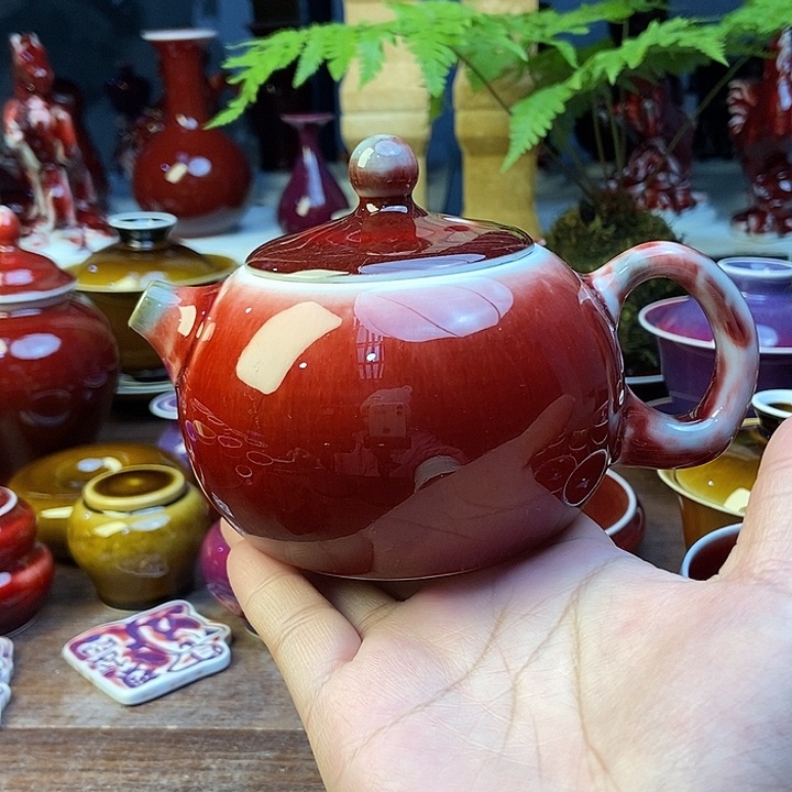 陶瓷景德镇名陶坊原矿郎红