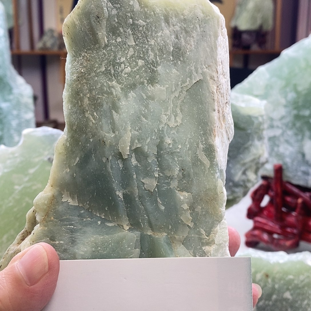 唯***尊蛇纹石玉合金珠宝奇石