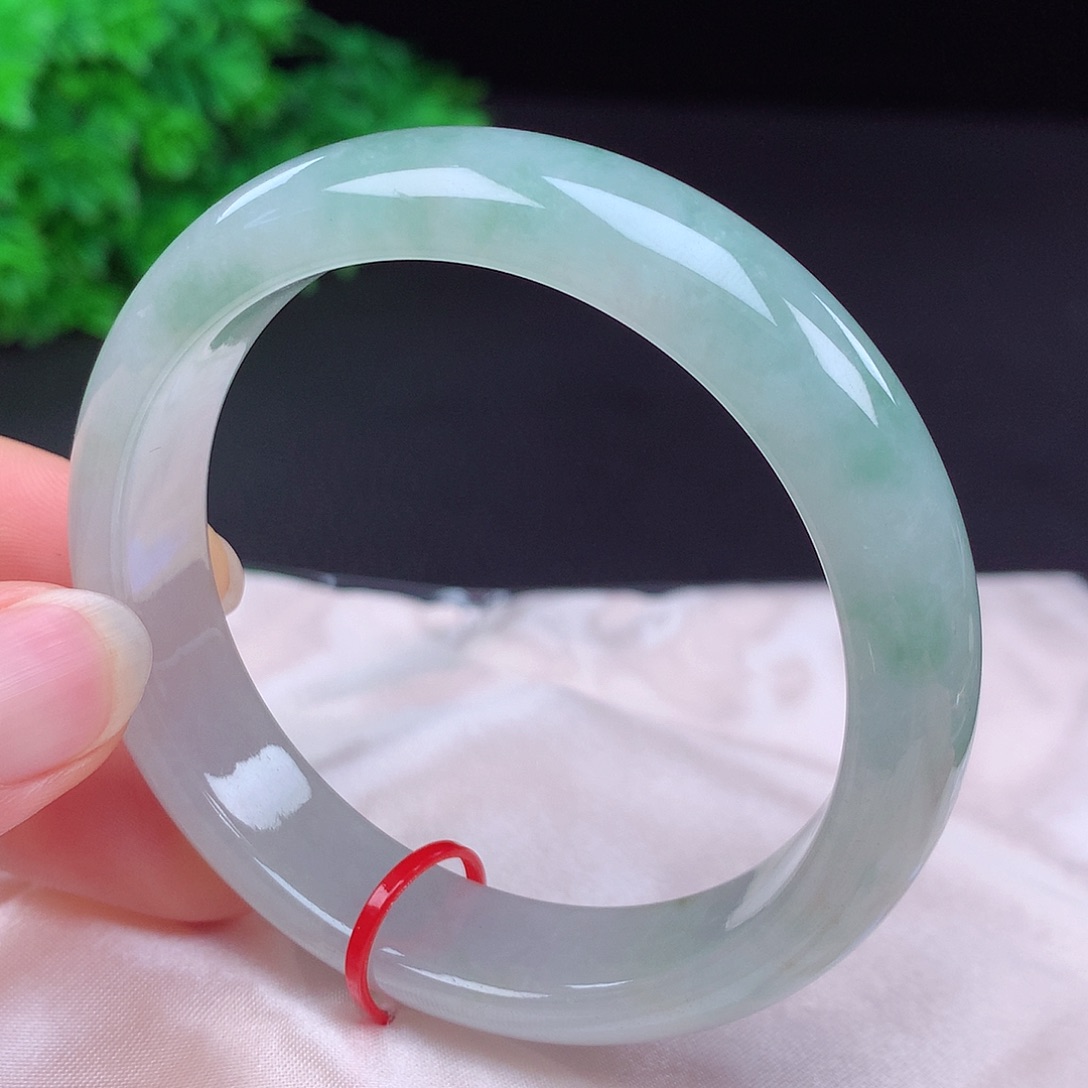 翡翠未镶嵌手镯57圈口431107