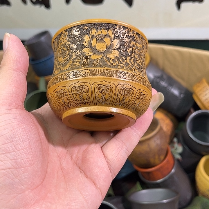 茶杯紫砂全手工紫砂主人杯