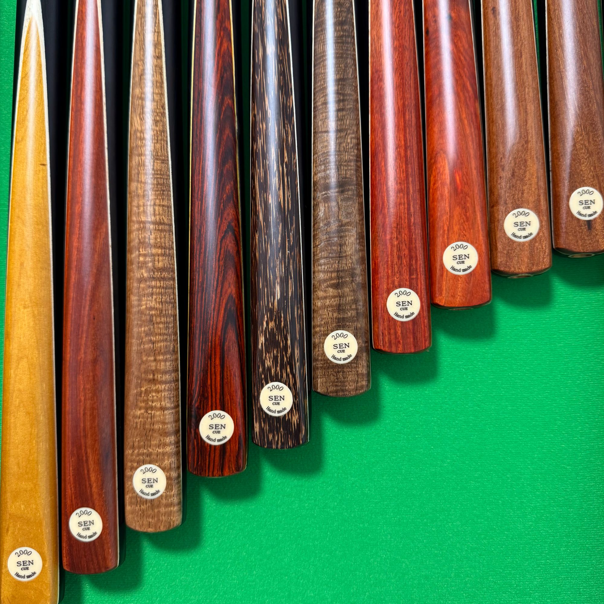 SEN定制手工杆(黑通 黑白檀 鬼脸木 金丝楠 血檀）硬弹比可选
