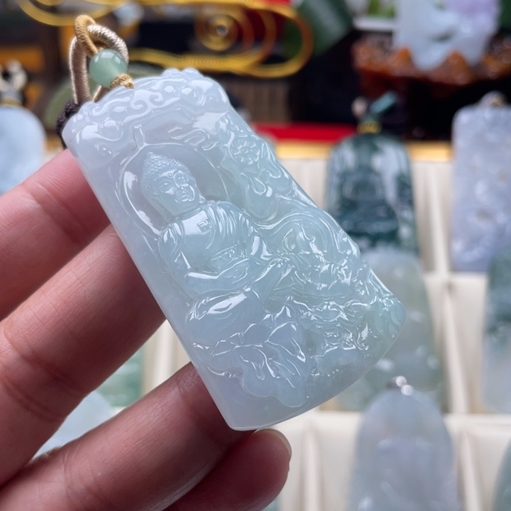 翡翠未镶嵌挂件玉