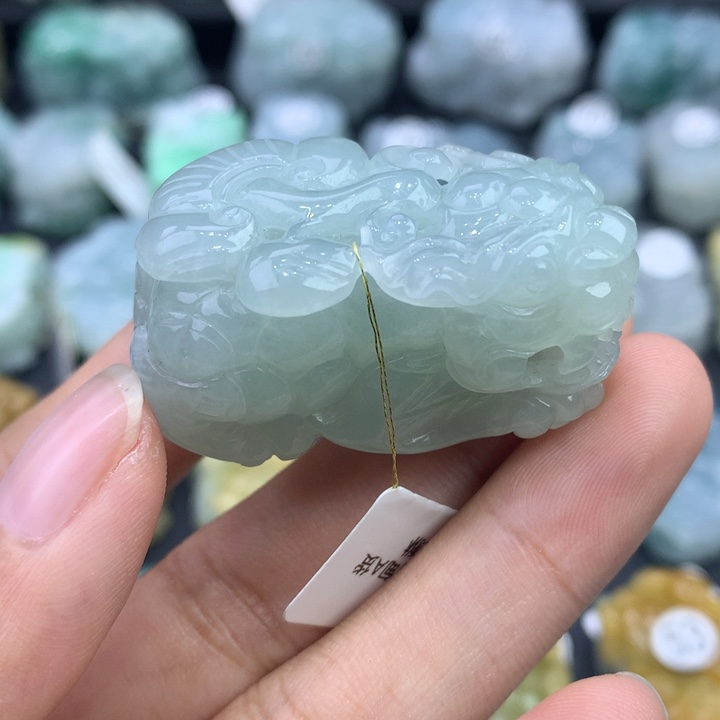翡翠未镶嵌颈饰天然缅甸翡翠