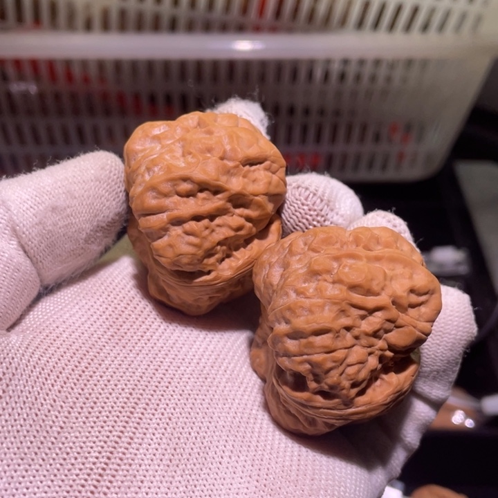 文玩核桃把件蛤蟆头24