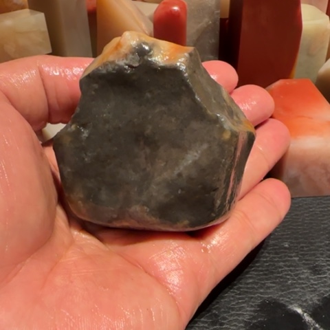 老挝石东*里田黄乌鸦皮田黄