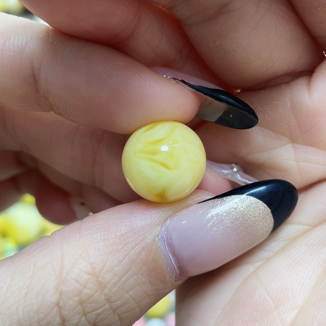琥珀珠宝奇石未镶嵌13.9mm