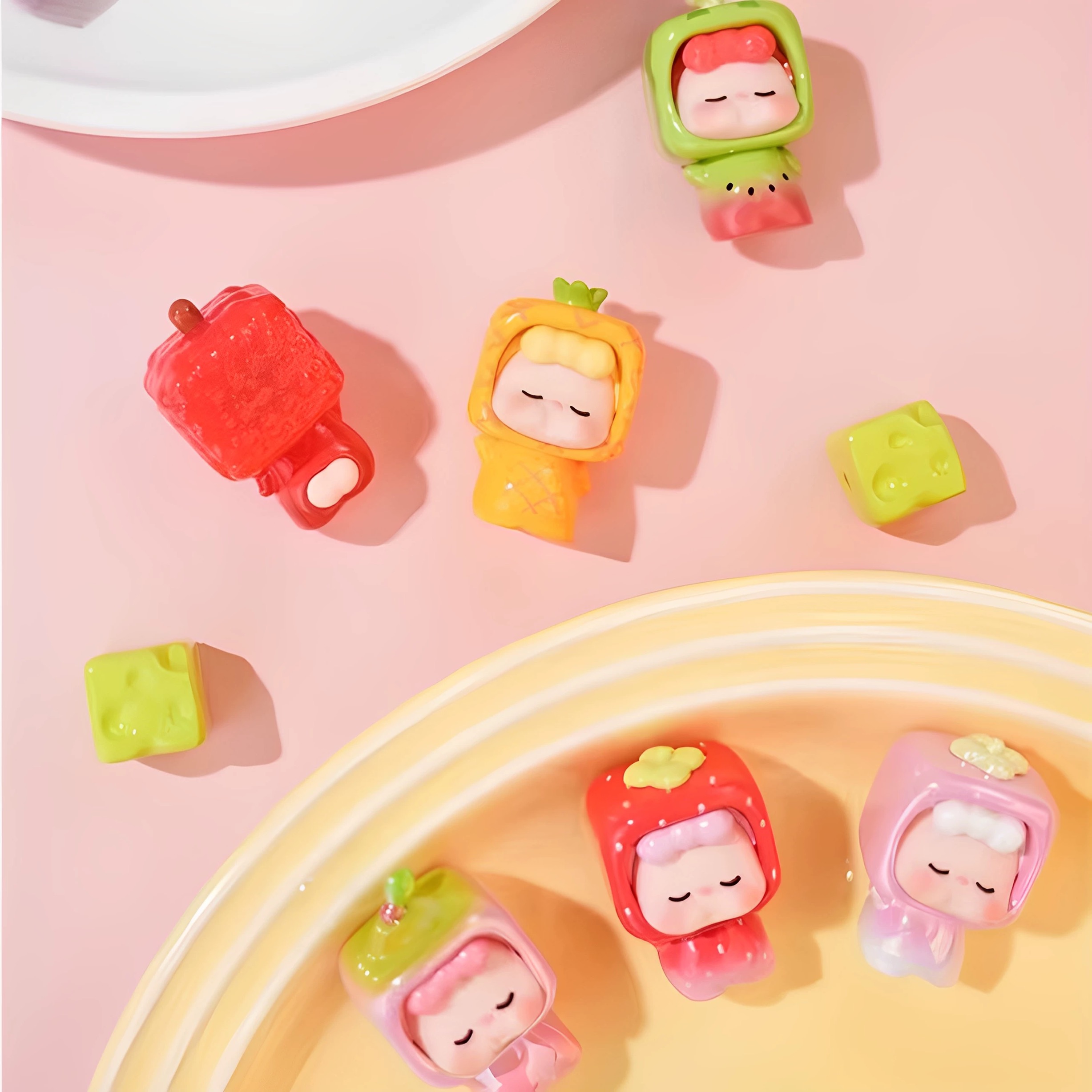 【XY】水果方了wuwu系列潮玩萌粒可爱摆件
