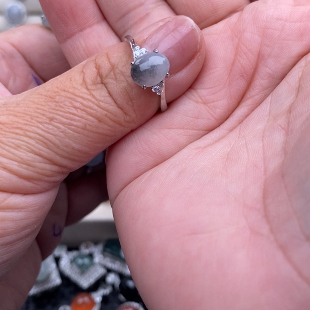 未镶嵌戒指翡翠糯*子缅甸