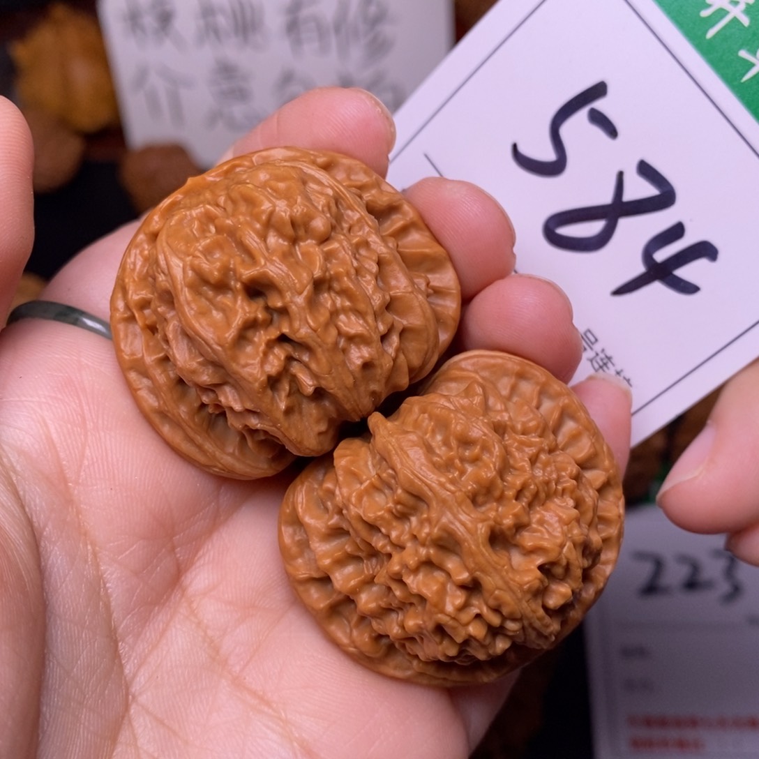 把件文玩核桃584白狮子3.8