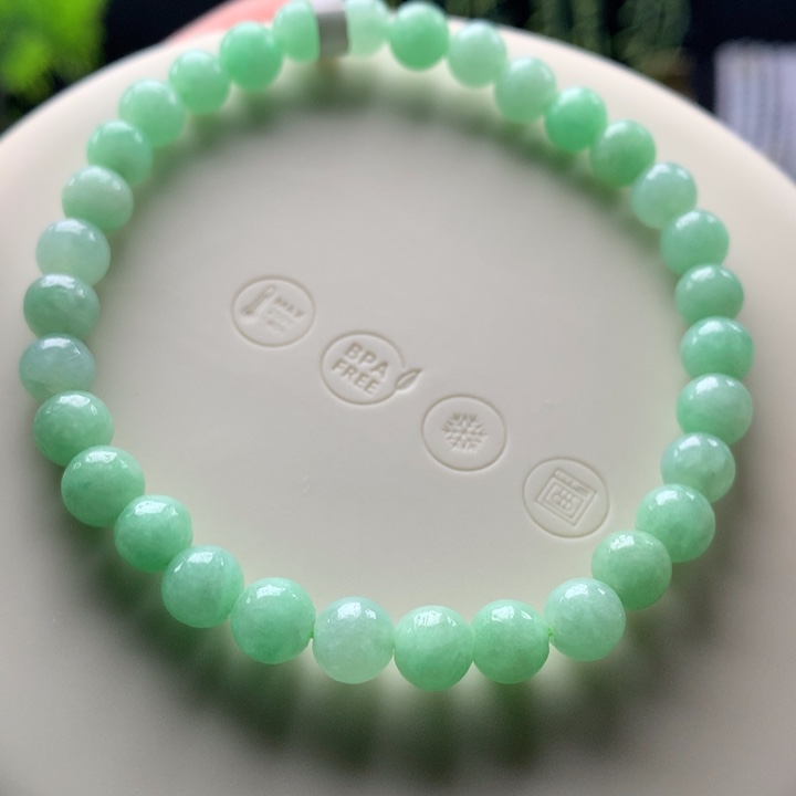 手链翡翠未镶嵌卡5.8