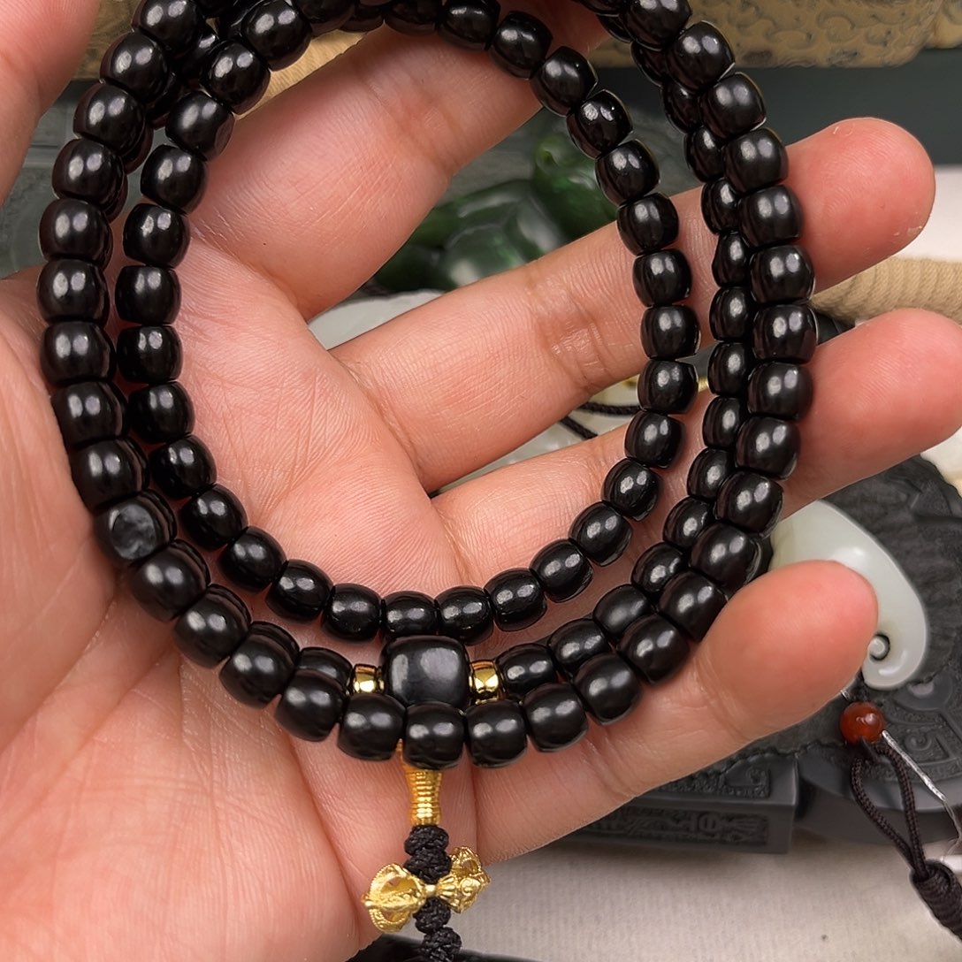 和田玉手链未镶嵌填**字