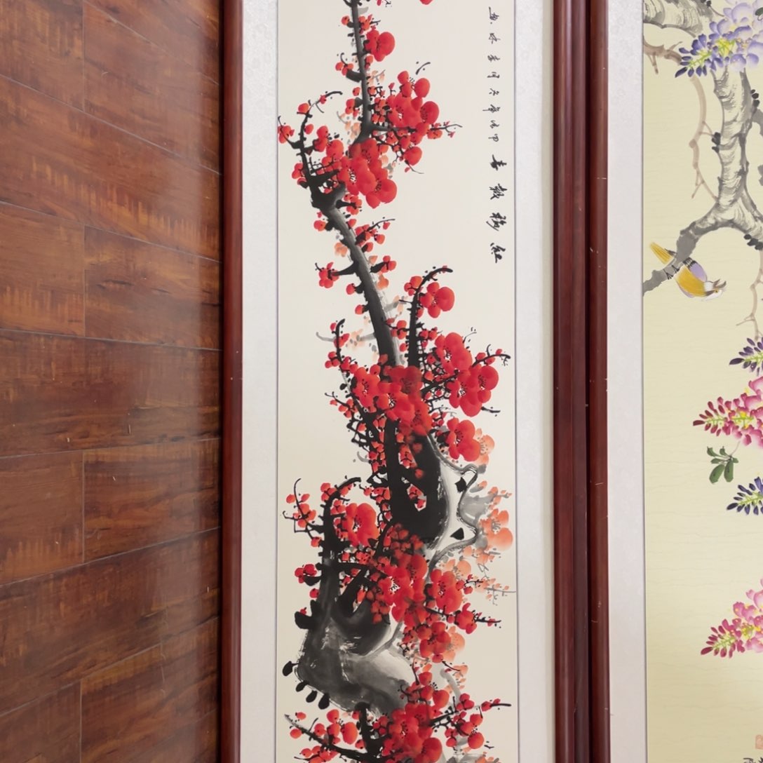 国画带框尺寸48*163厘米