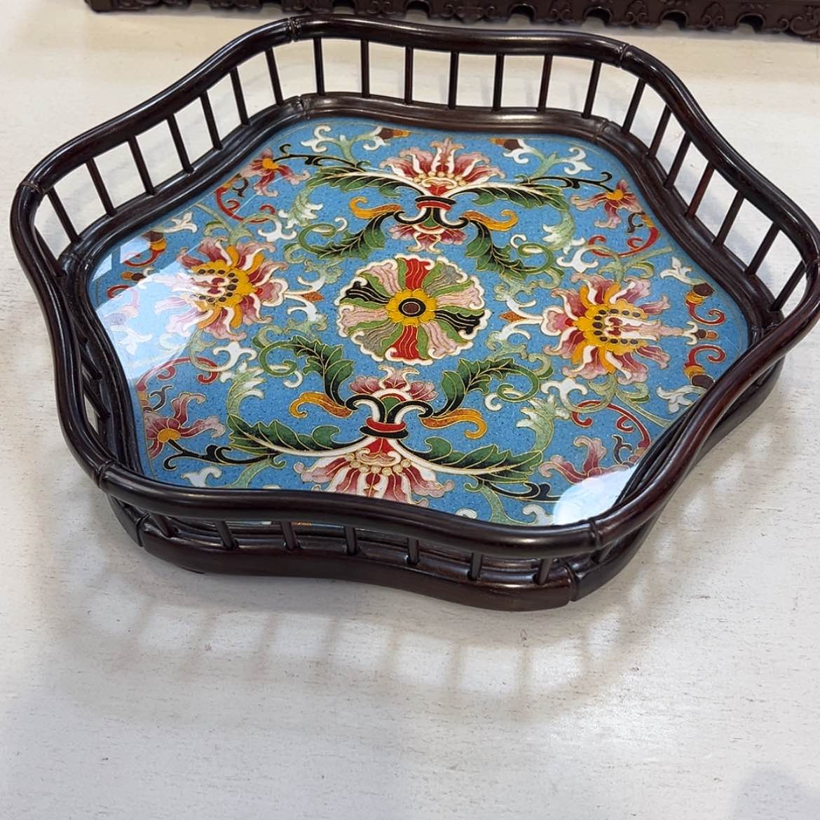 【闪购商品】红酸枝木类成套家具茶盘