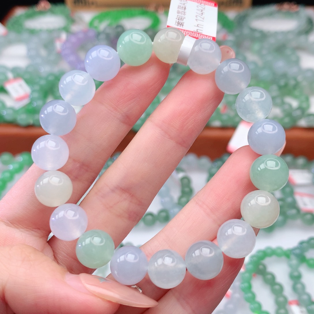 翡翠手链未镶嵌翡翠10mm