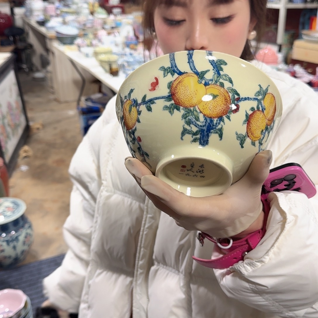 瓷摆件//////景德镇陶瓷瓷器。6寸。