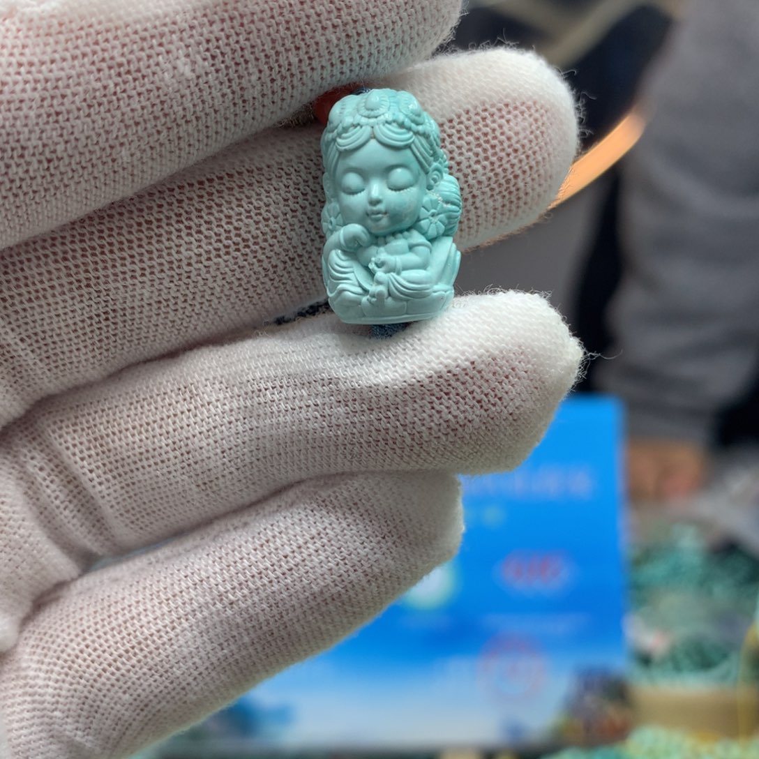 绿松石挂件未镶嵌