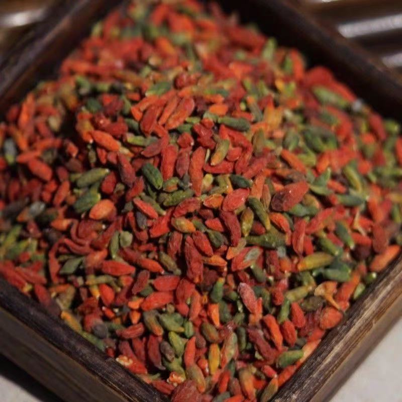 七彩枸杞子天然花枸杞泡水绿枸杞