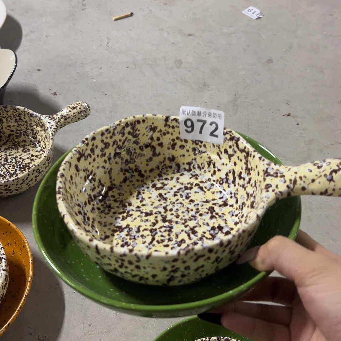 搪瓷微瑕泼墨一组972