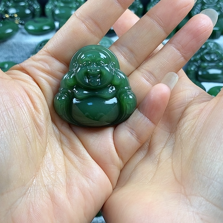 和田玉（碧玉）未镶嵌吊坠(不含链)39