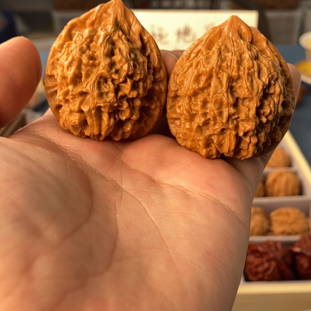 文玩核桃把件全品官帽45