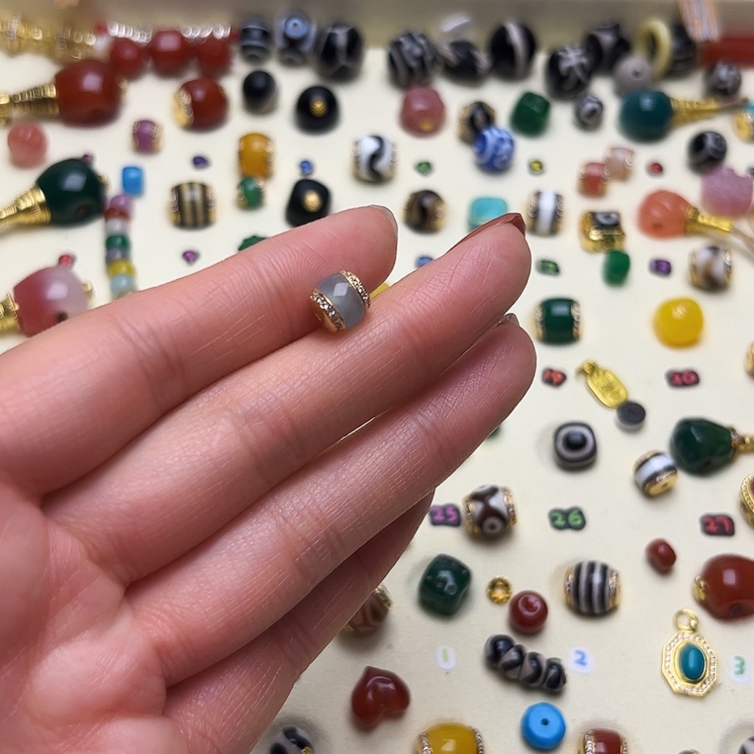 玛瑙/玉髓未镶嵌单珠