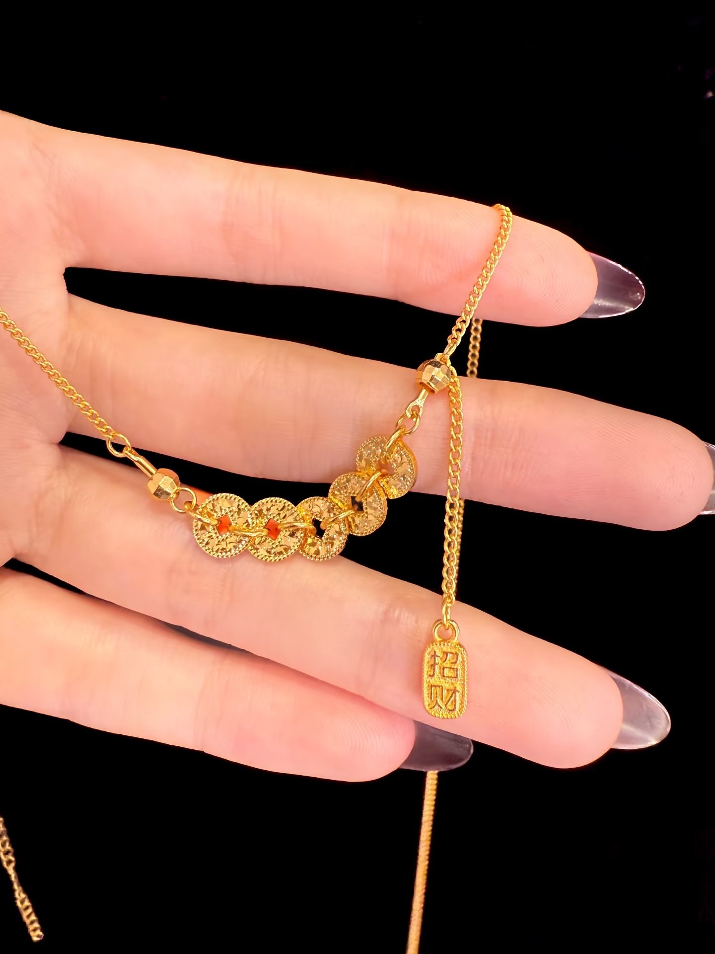 铜合金项链 合金高定经典精致饰品【直播间下单专用链接】百搭时尚