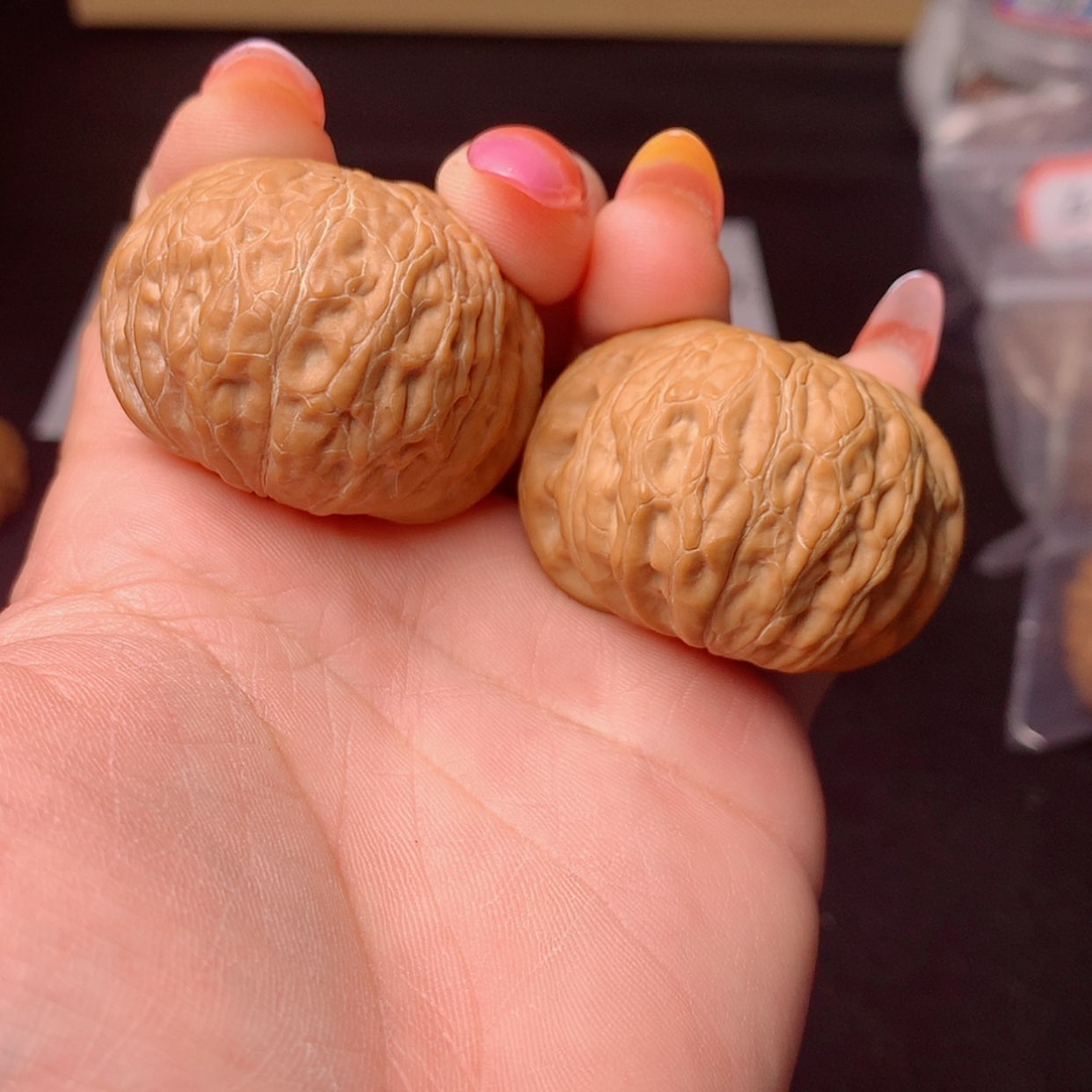 【闪购商品】文玩核桃把件40➕铁锤妹妹