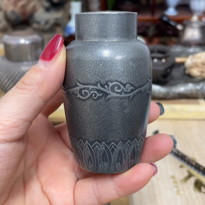 锡中古艺术品摆件