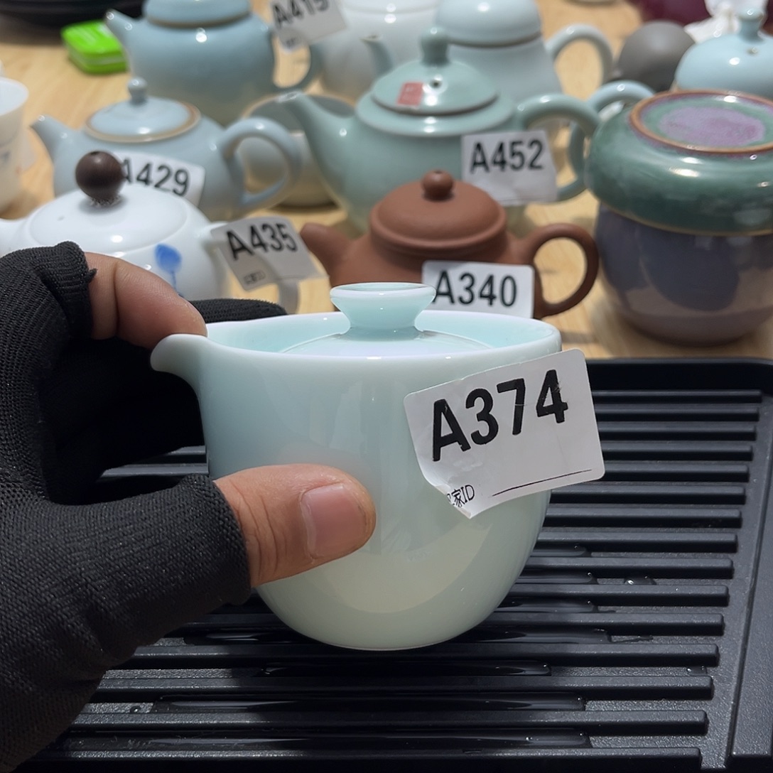 瓷片茶摆件工艺品摆件666