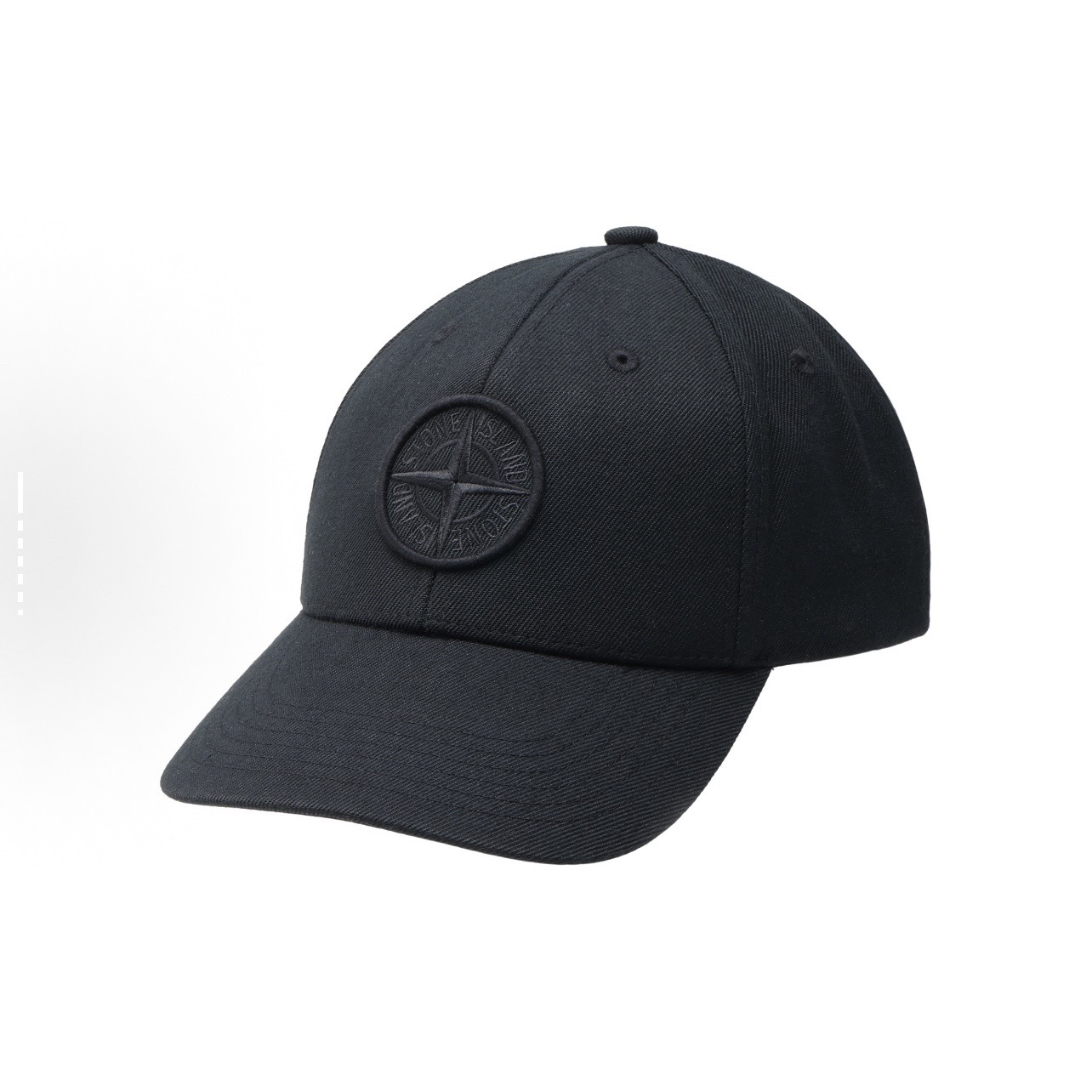 一口价 STONE ISLAND 石头岛/22615/罗盘Logo鸭舌帽 黑色 全新