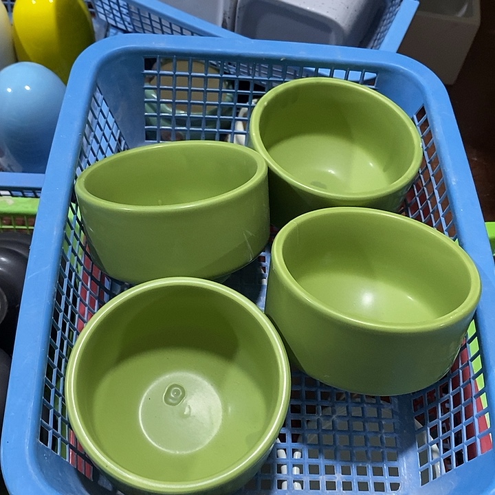 陶盆有孔 瑕疵针孔漏釉介意勿拍口 10高7