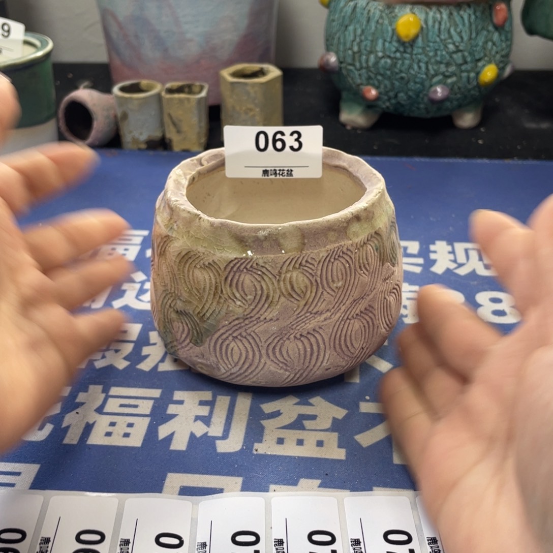 微瑕陶艺多肉花盆63