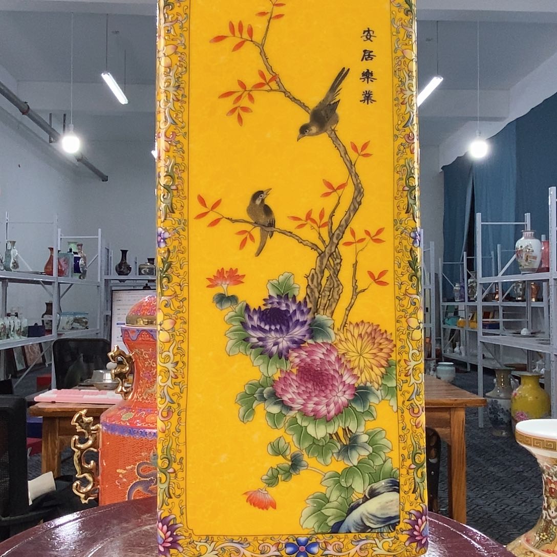 摆件景德镇花瓶陶瓷摆件