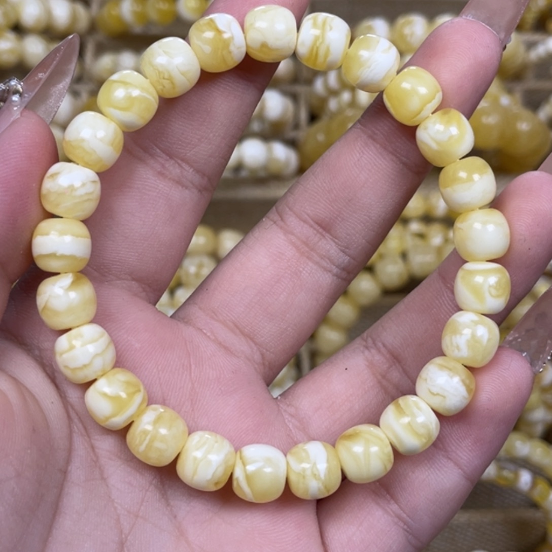 手绳琥珀未镶嵌8.5m