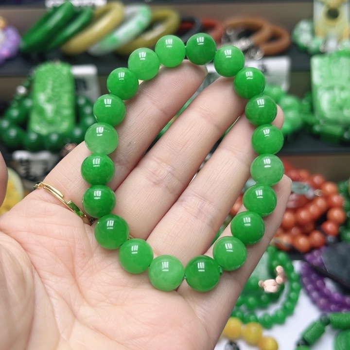 翡翠未镶嵌颈饰手串59