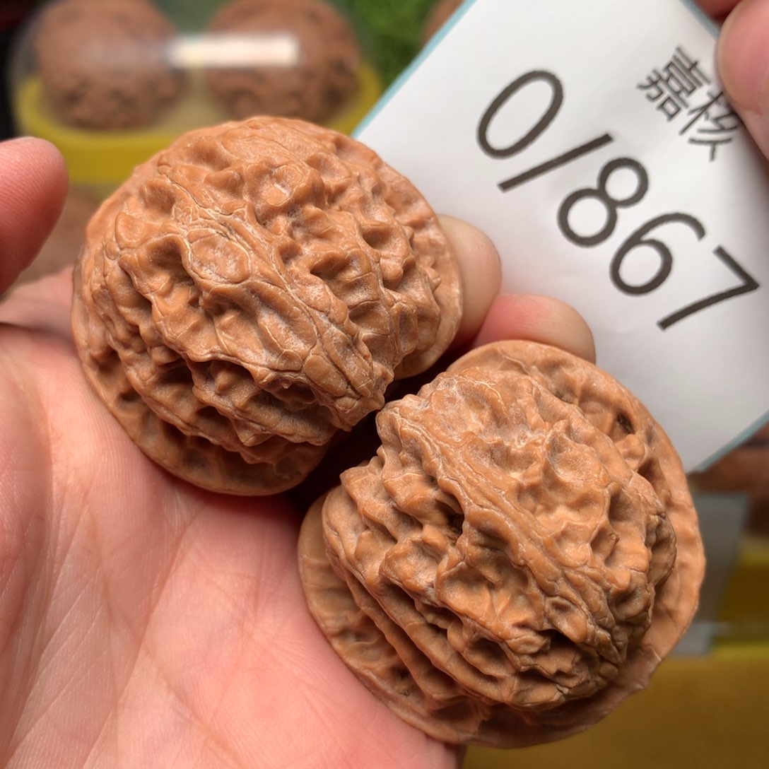 文玩核桃把件原装肉球苹果41