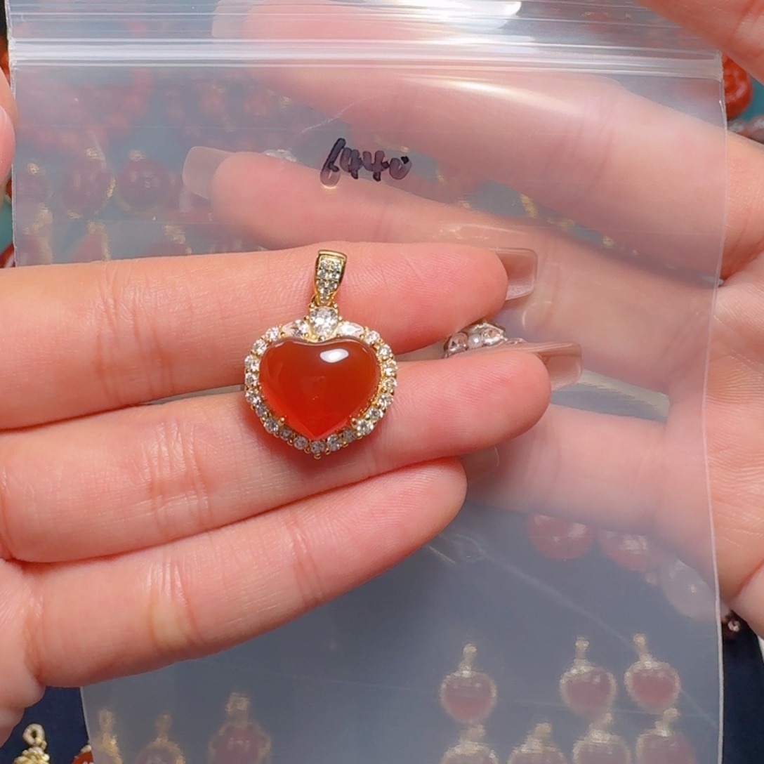 南红玛瑙南红银S925镶嵌