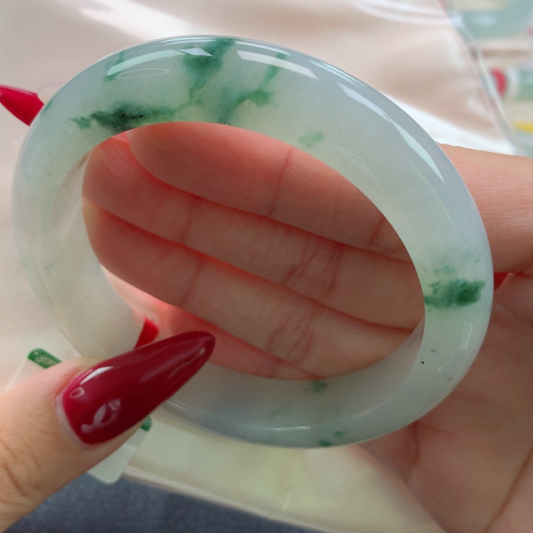 未镶嵌手镯翡翠缅甸天然翡翠A货57