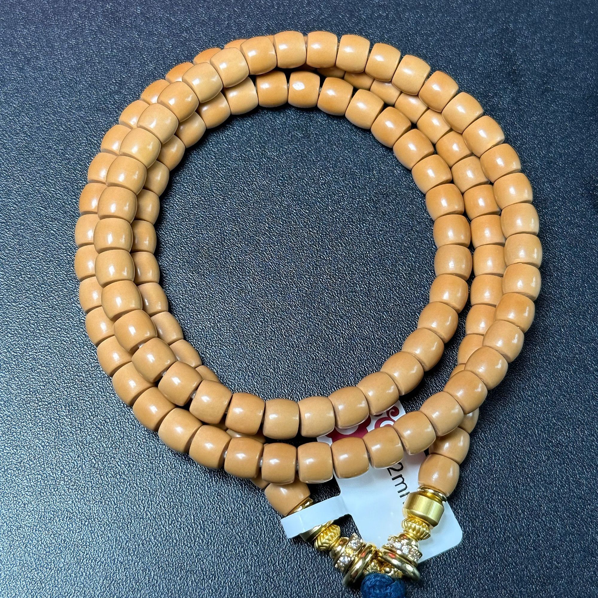 橄榄核核尖直切6.2缩尺6.1mm清水核全品长串108【森澜出品】