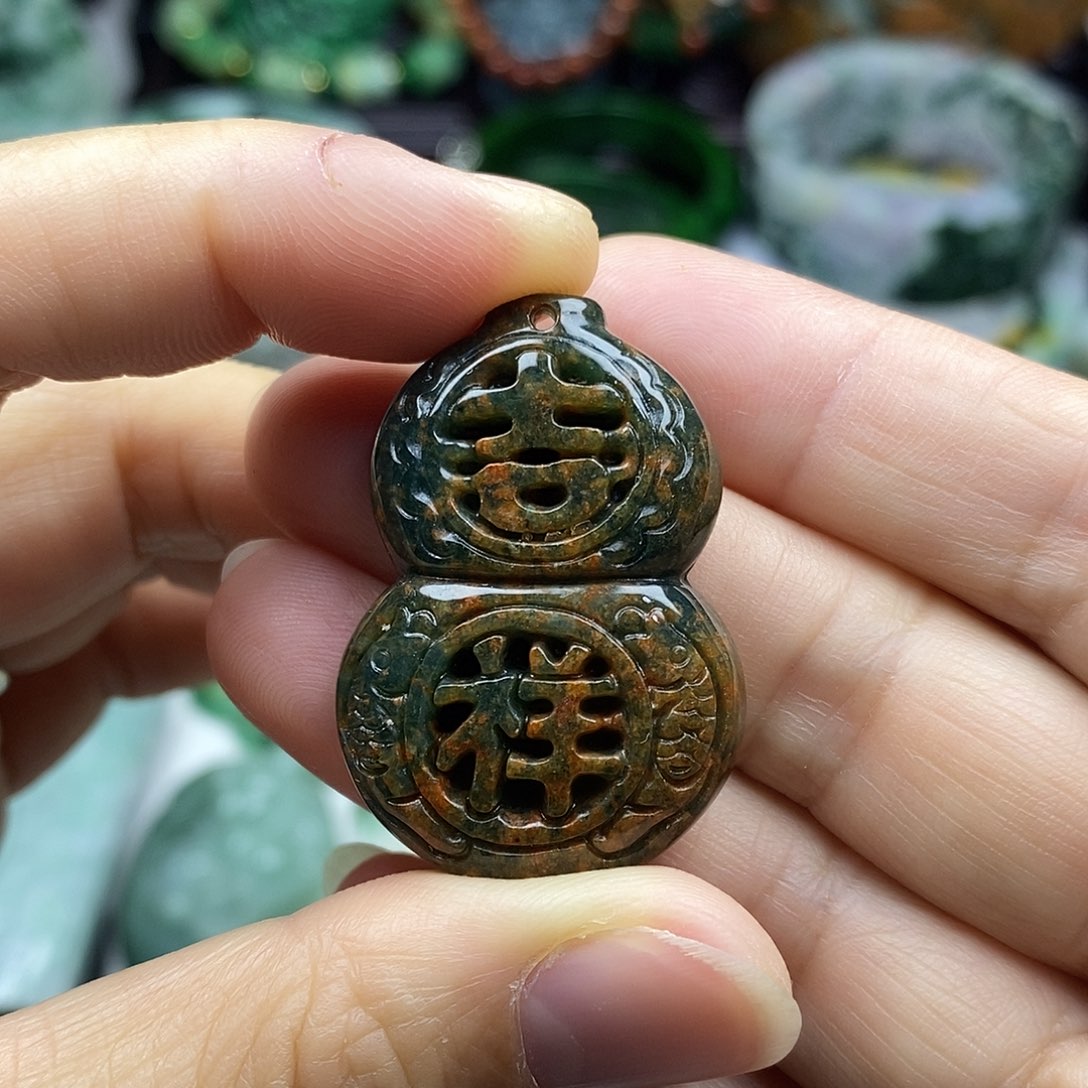 颈饰未镶嵌翡翠葫芦