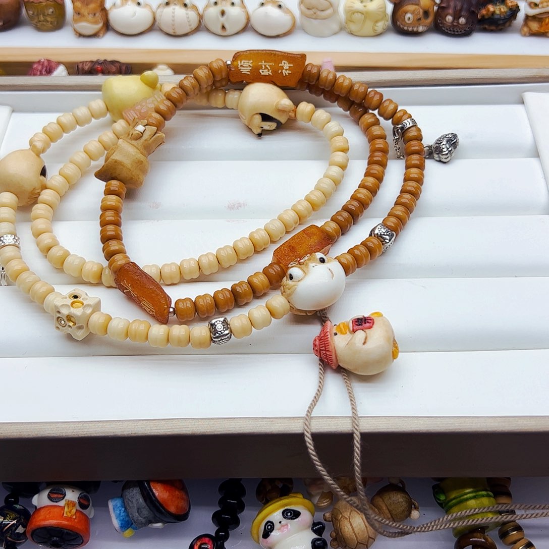 鹿骨摆件手工打磨配饰