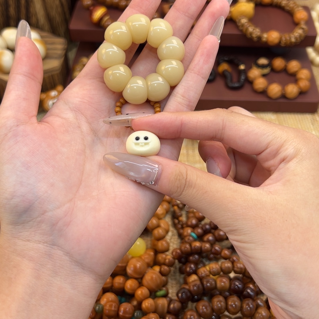 小***胖菩提根/象牙果吊坠搭配馒头仔