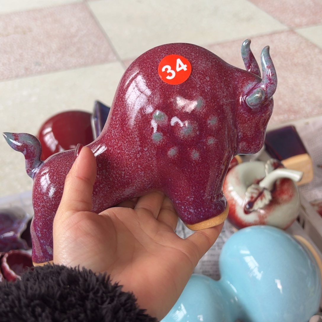 摆件郑家钧窑摆件